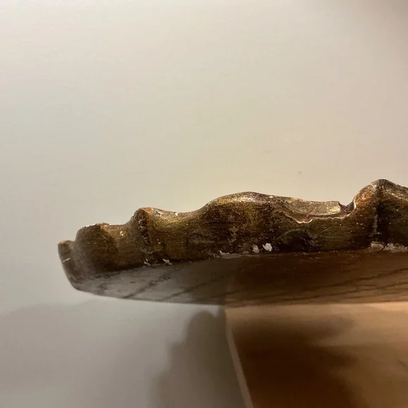 Vintage Florentine Tray Blue Green tones, Gold 12 inches diameter - Picture 5 of 5